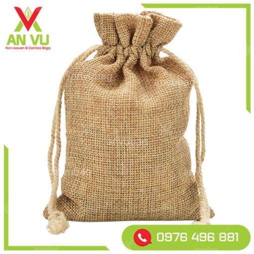 Túi vải đay dây rút