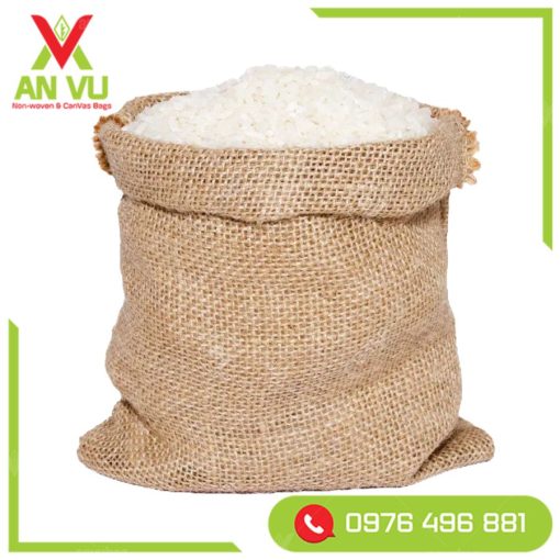 Túi vải đay đựng gạo