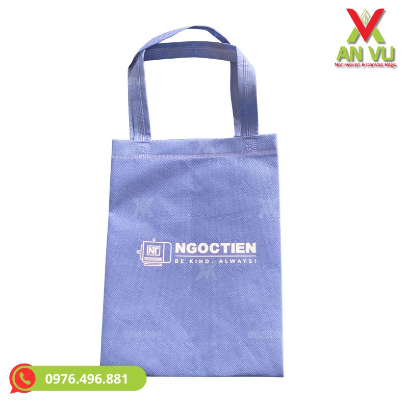 Hình ảnh thực tế các mẫu túi vải không dệt in logo - hình 4