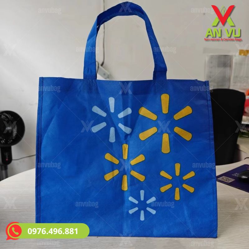 Hình ảnh thực tế các mẫu túi vải không dệt in logo - hình 2