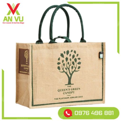 Túi vải đay in logo thương hiệu