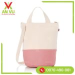 túi tote vải canvas hình trụ