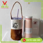 túi vải canvas hình trụ