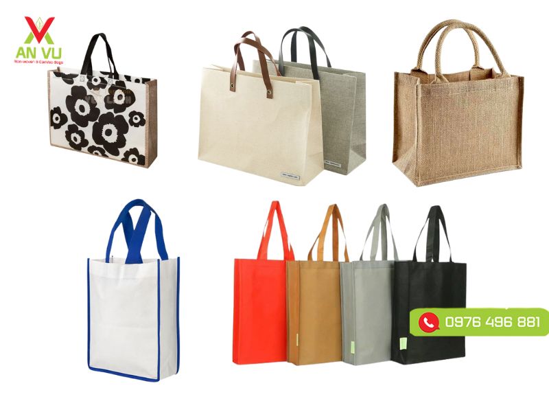 Một số mẫu túi từ chất liệu vải may không dệt