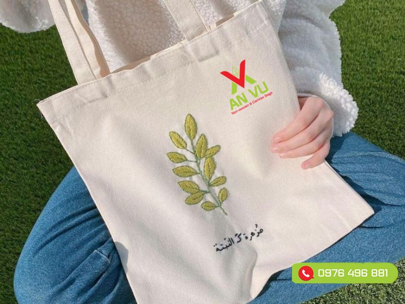 Túi vải bố size lớn đựng cả thế giới