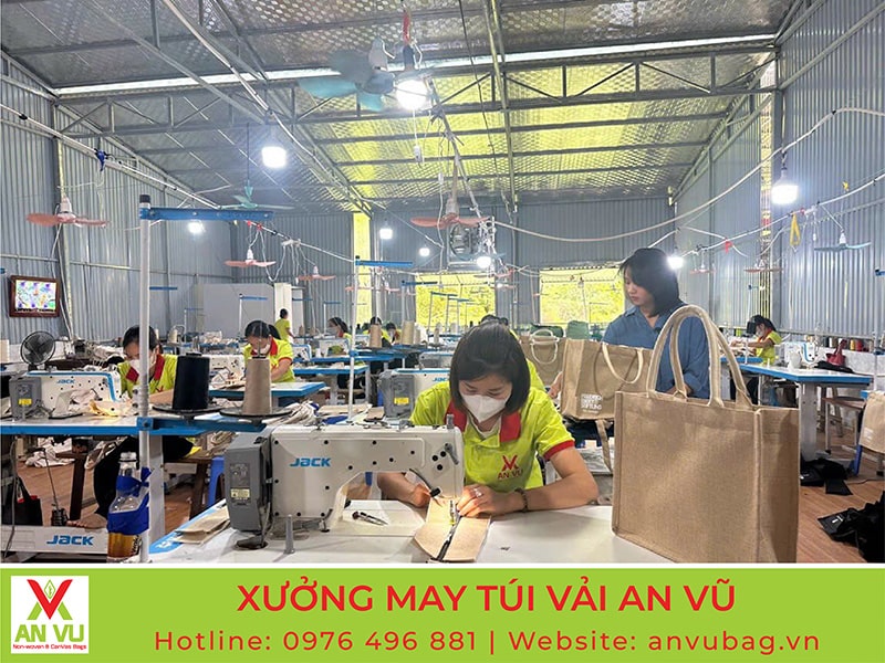 Công ty sản xuất túi vải không dệt – uy tín chất lượng hàng đầu An Vũ