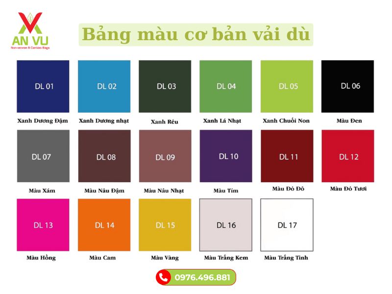 Xưởng May Không Thể Bỏ Qua: Bảng Màu Vải Đang Được Ưa Chuộng Nhất