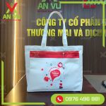 túi vải canvas màu trắng in theo yêu cầu
