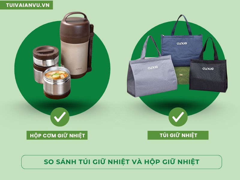 Tưởng giống nhau, hóa ra khác biệt: So sánh túi giữ nhiệt và hộp giữ nhiệt có gì khác?