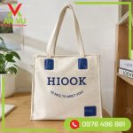 Hình ảnh thực tế của túi vải bố dạng hộp Hiook An Vũ sản xuất