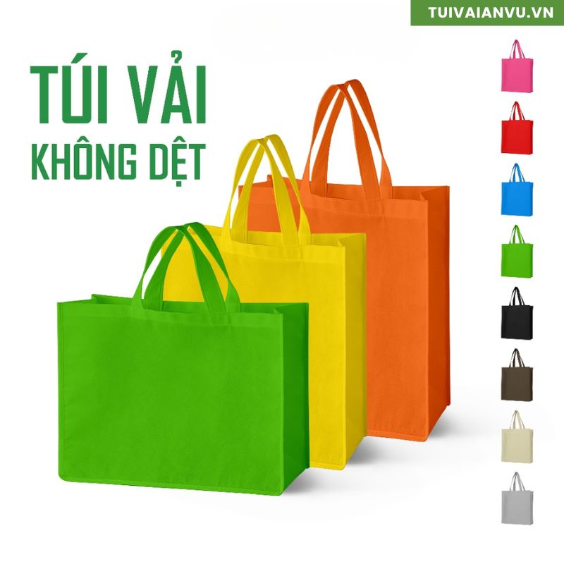 Vải không dệt làm bao bì có in logo ngày càng được quan tâm vì giá thành phải chăng