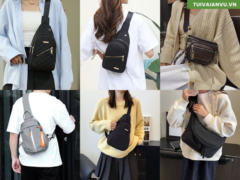 Phối túi bao tử cùng các outfit hằng ngày