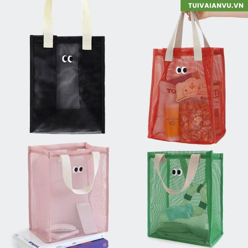 Túi lưới tùy chỉnh kích thước phù hợp với nhu cầu và mục đích sử dụng
