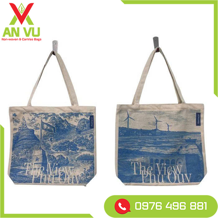 Túi tote in full mặt