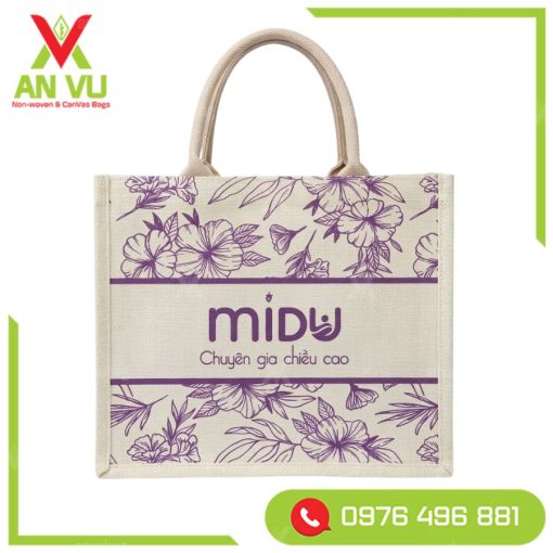Túi vải linen Midu