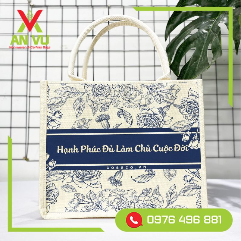 Túi vải đay quà tặng 8/3 cho nhân viên nữ