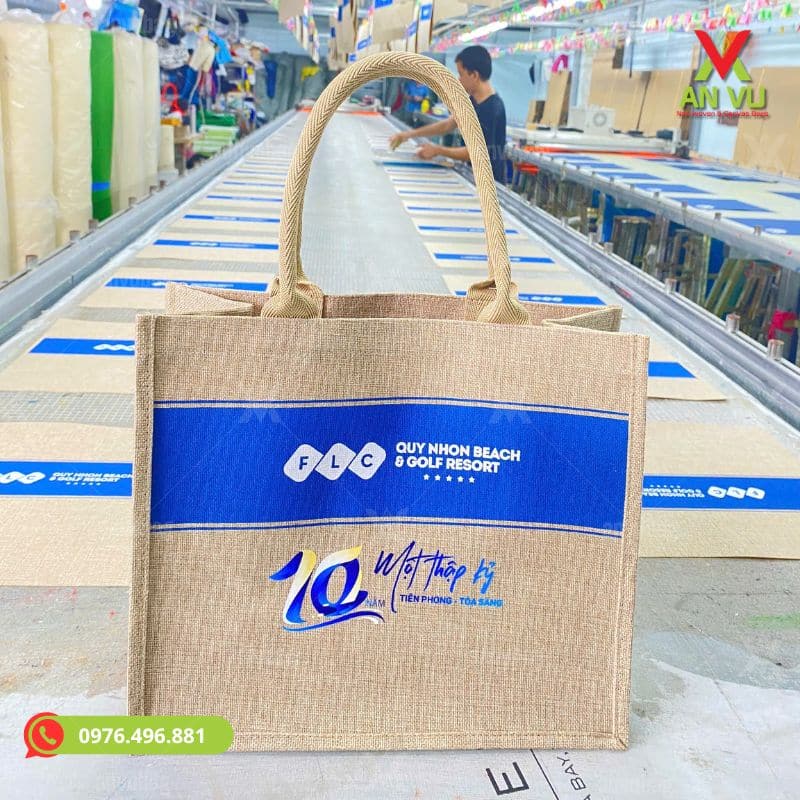 Túi vải đay linen An Vũ sản xuất