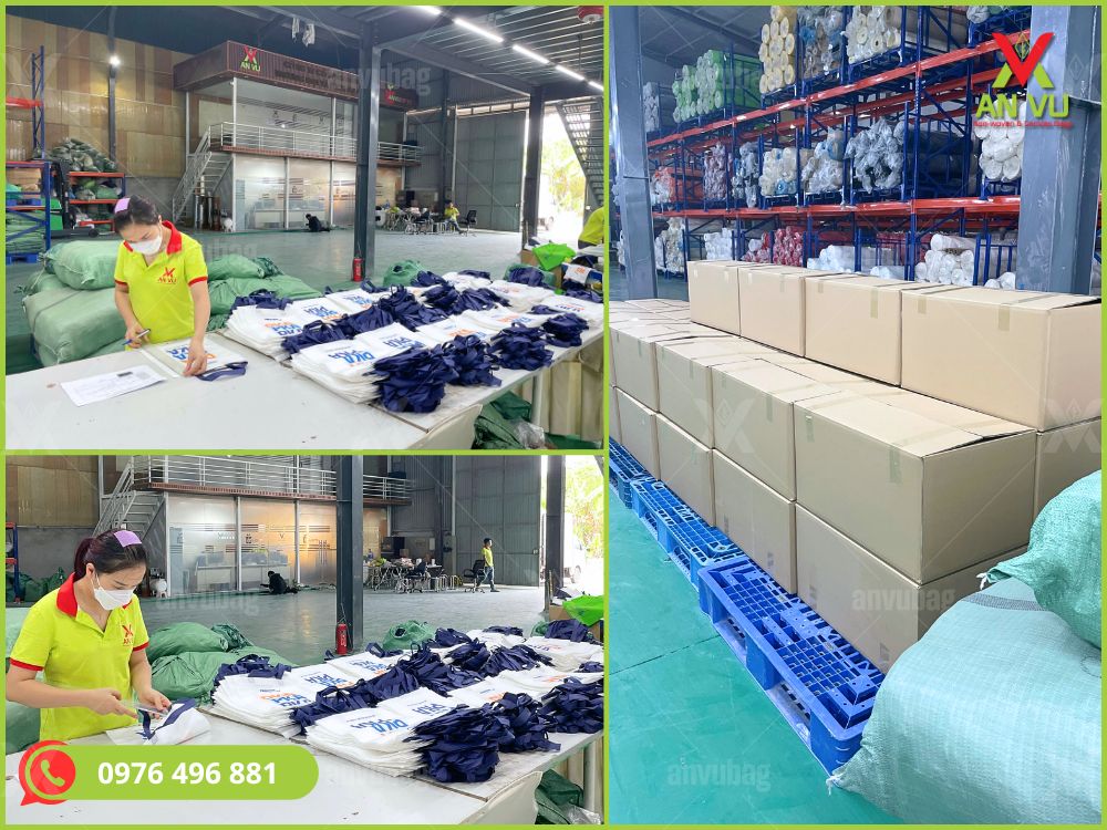 Quy trình kiểm tra nghiêm ngặt về đường kim mũi chỉ, độ bền quai đeo và độ chuẩn xác của màu sắc logo