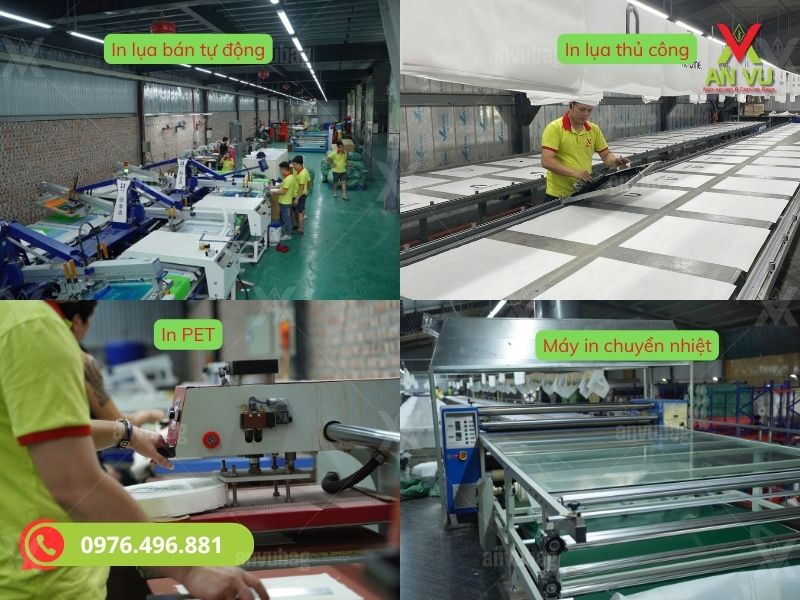 Các công nghệ in túi vải không dệt tại An Vũ