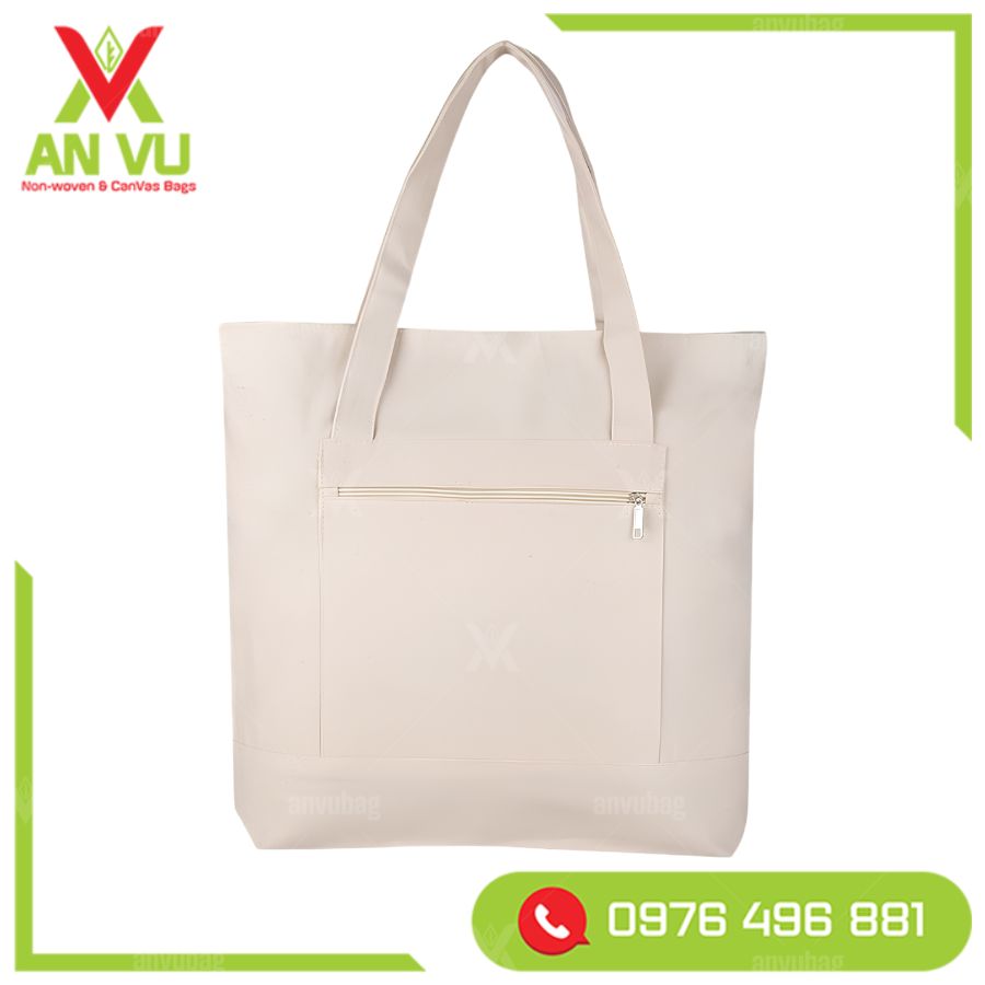 Túi vải canvas trơn trắng
