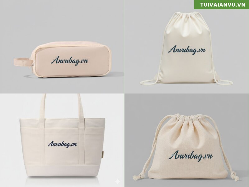 Túi vải bố in logo ứng dụng trong các hoạt động truyền thông của doanh nghiệp
