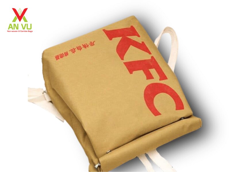 Túi vải canvas form vuông hoặc chữ nhật dựng thực phẩm FnB